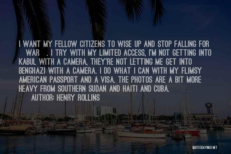 Benghazi Quotes By Henry Rollins