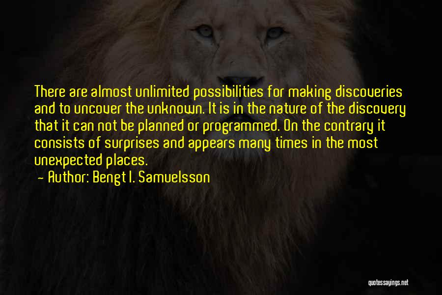 Bengt I. Samuelsson Quotes 1903545