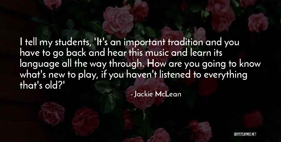 Benier Recipe Quotes By Jackie McLean Benier Recipe Quotes By Jackie McLean