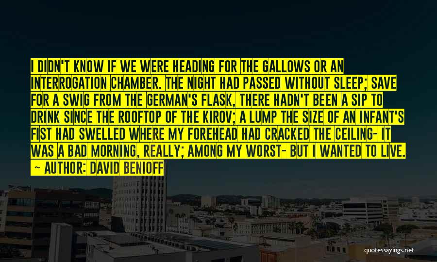 Benioff Quotes By David Benioff