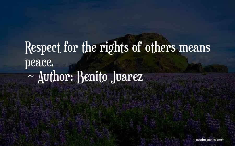 Benito Quotes By Benito Juarez