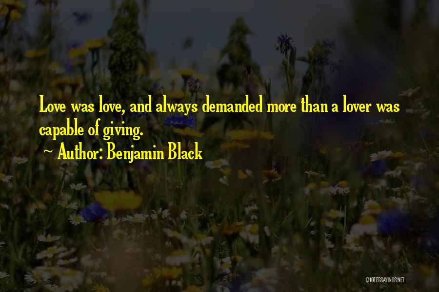 Benjamin Black Quotes 800649