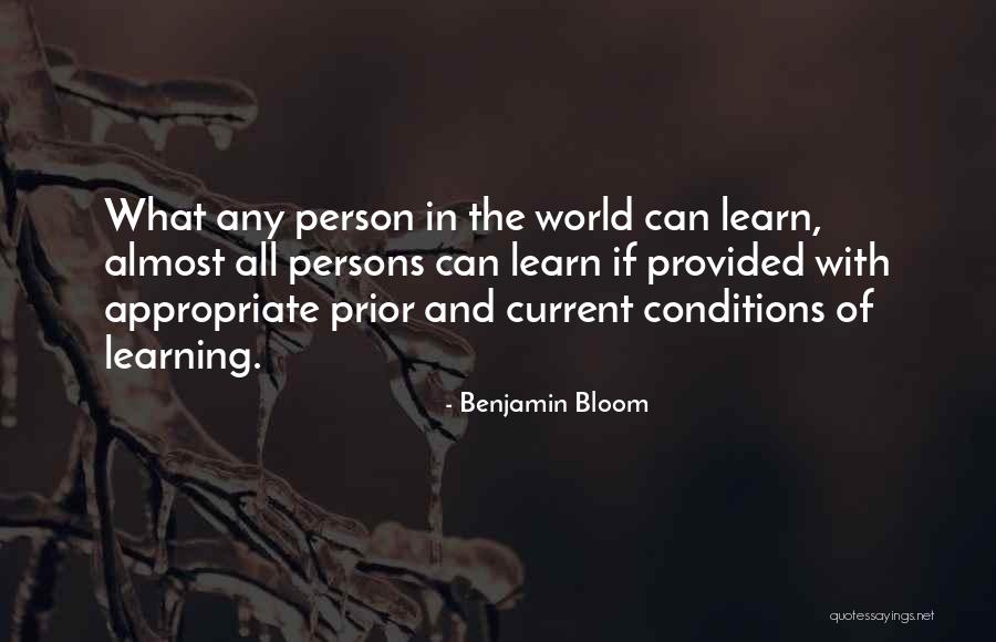 Benjamin Bloom Quotes 1904514