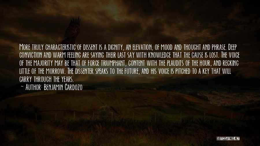 Benjamin Cardozo Quotes 182655