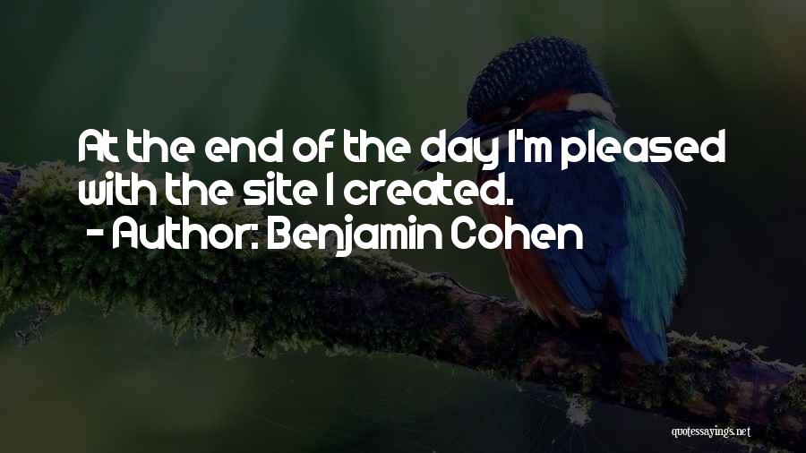 Benjamin Cohen Quotes 620688