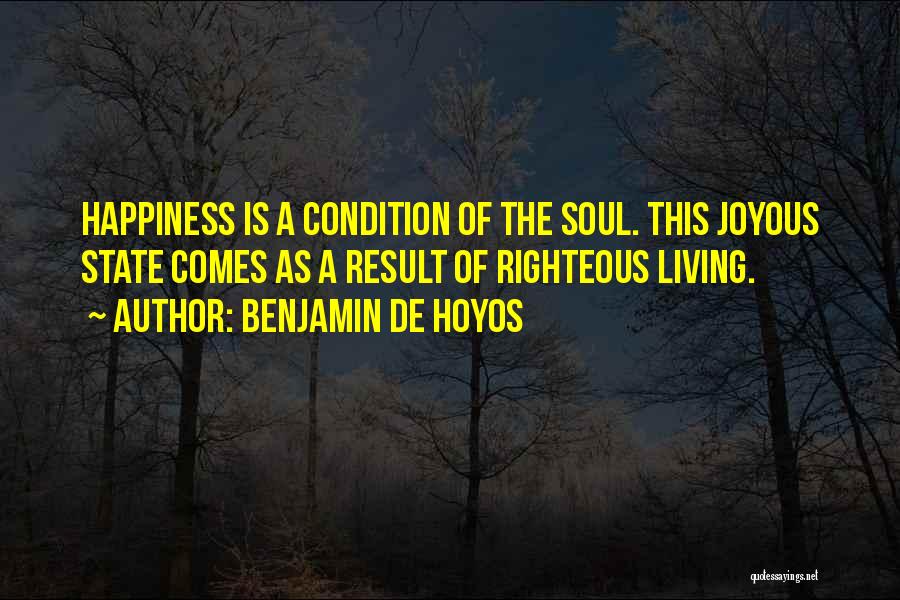 Benjamin De Hoyos Quotes 1475103