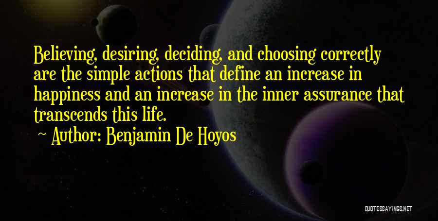 Benjamin De Hoyos Quotes 1817491