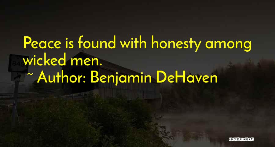 Benjamin DeHaven Quotes 1294772