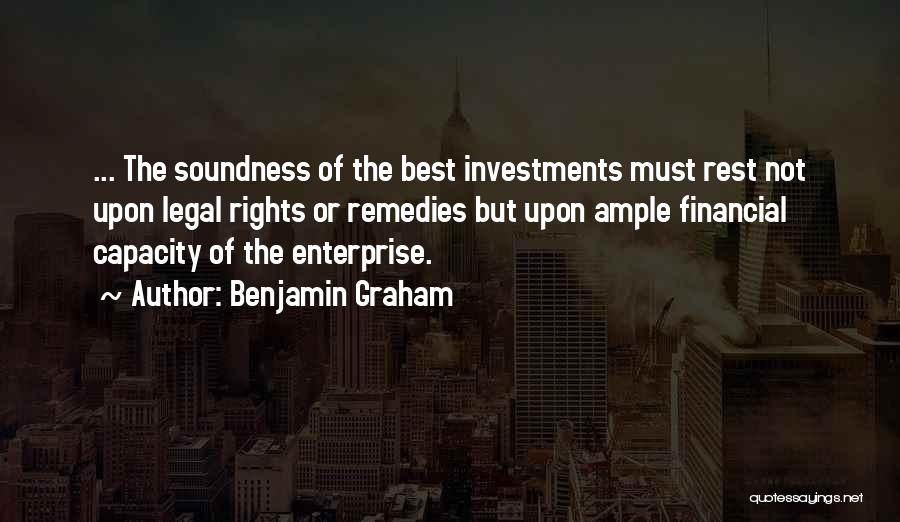 Benjamin Graham Best Quotes By Benjamin Graham