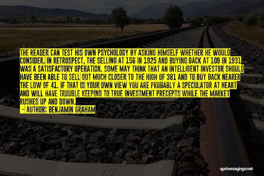 Benjamin Graham Intelligent Investor Quotes By Benjamin Graham