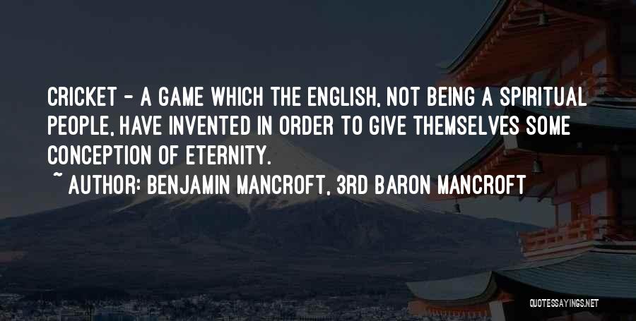 Benjamin Mancroft, 3rd Baron Mancroft Quotes 1712773