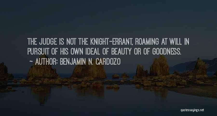 Benjamin N. Cardozo Quotes 271818
