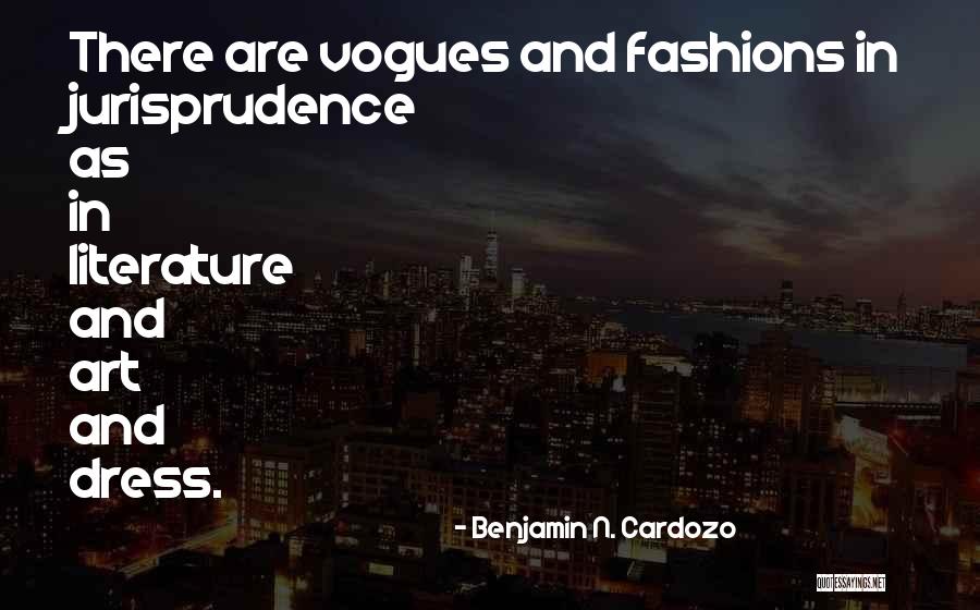 Benjamin N. Cardozo Quotes 457982