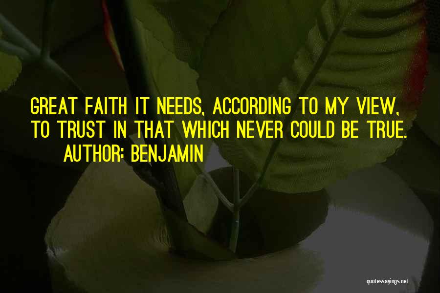 Benjamin Quotes 414574