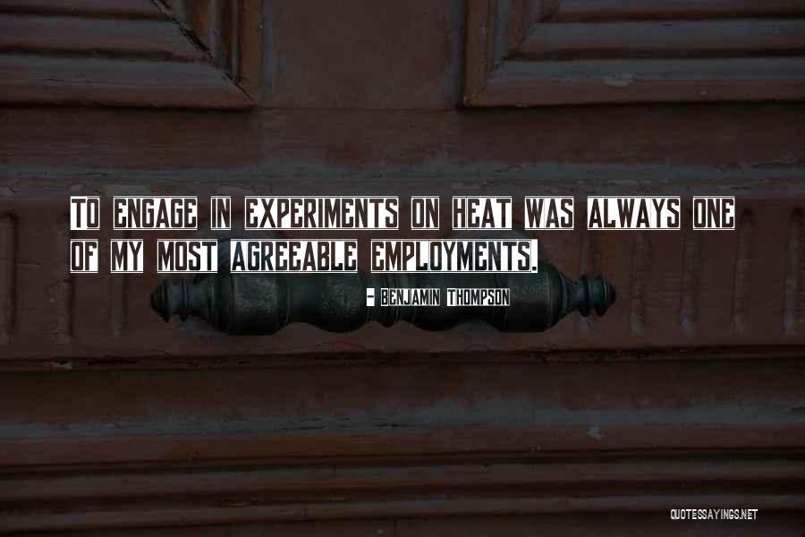 Benjamin Thompson Quotes 125942 Benjamin Thompson Quotes 125942