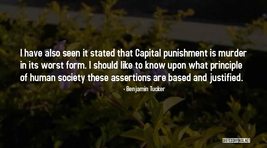 Benjamin Tucker Quotes 1060793