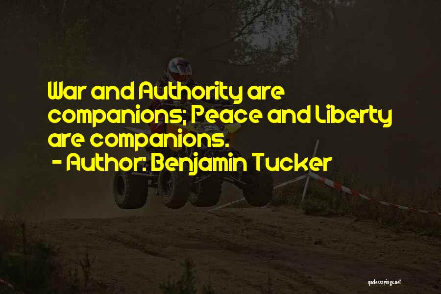 Benjamin Tucker Quotes 1335292