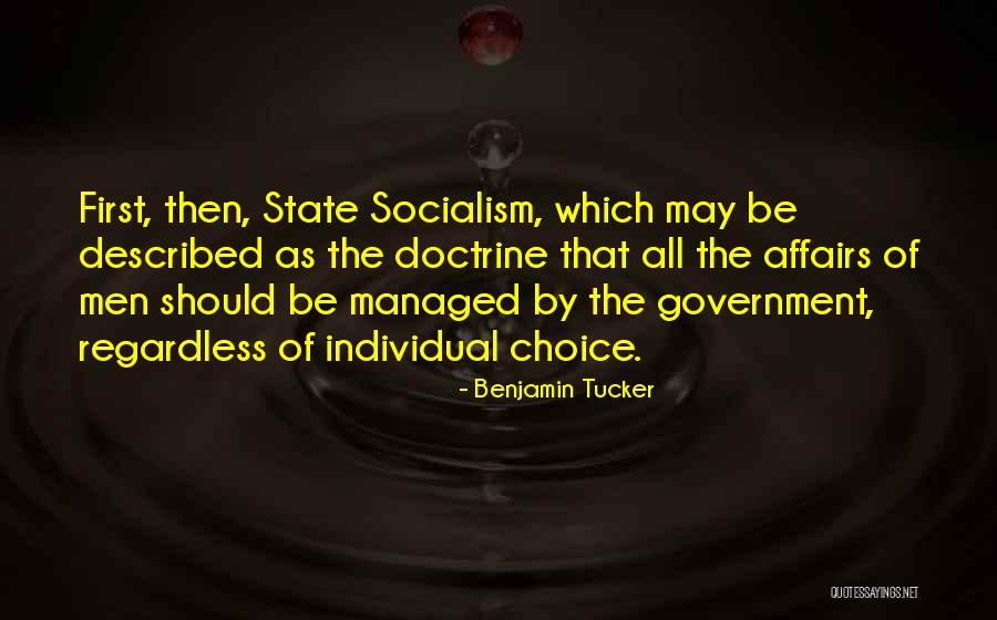 Benjamin Tucker Quotes 1753854