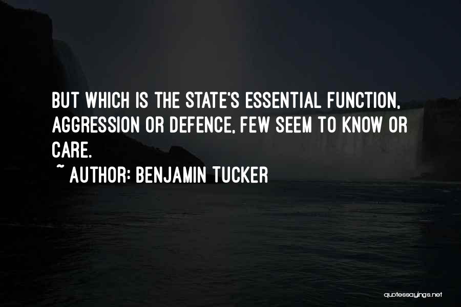 Benjamin Tucker Quotes 307265