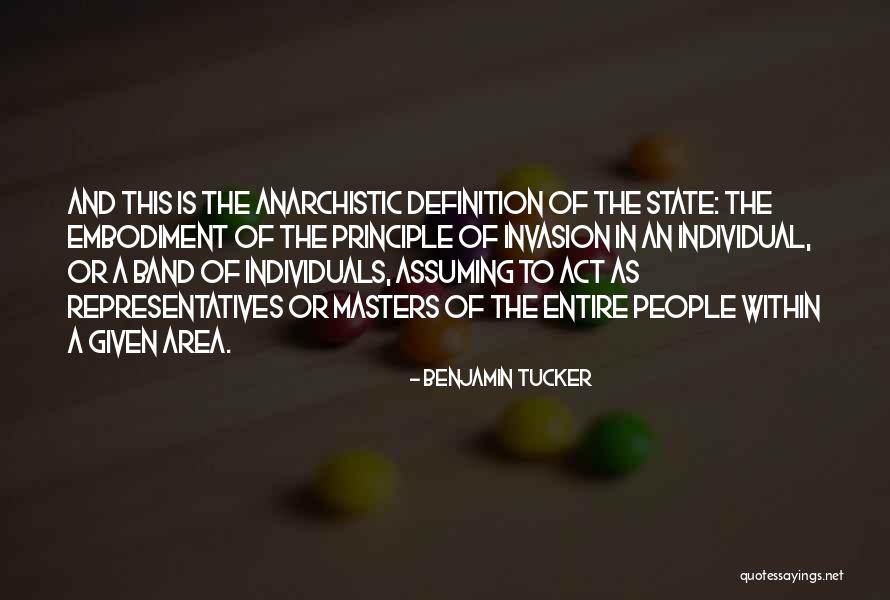 Benjamin Tucker Quotes 977017 Benjamin Tucker Quotes 977017