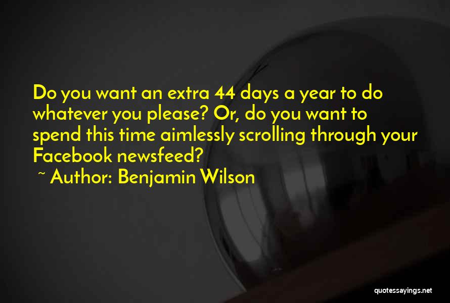 Benjamin Wilson Quotes 1696897