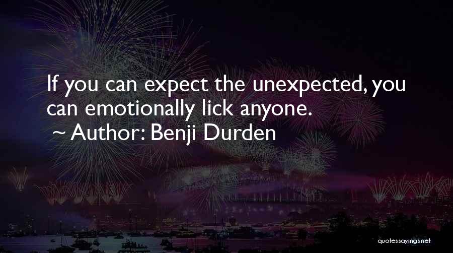 Benji Durden Quotes 1965246