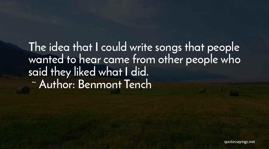 Benmont Tench Quotes 758925