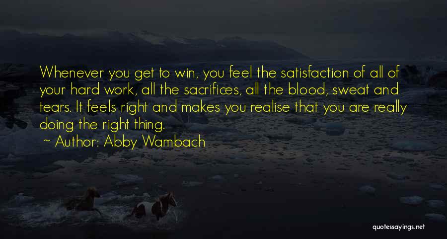 Bennick Grading Quotes By Abby Wambach