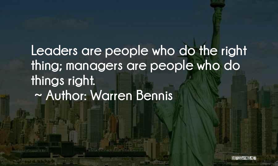 Bennis Quotes By Warren Bennis