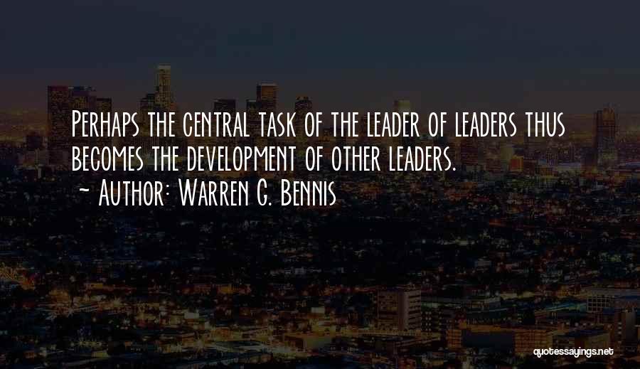 Bennis Quotes By Warren G. Bennis