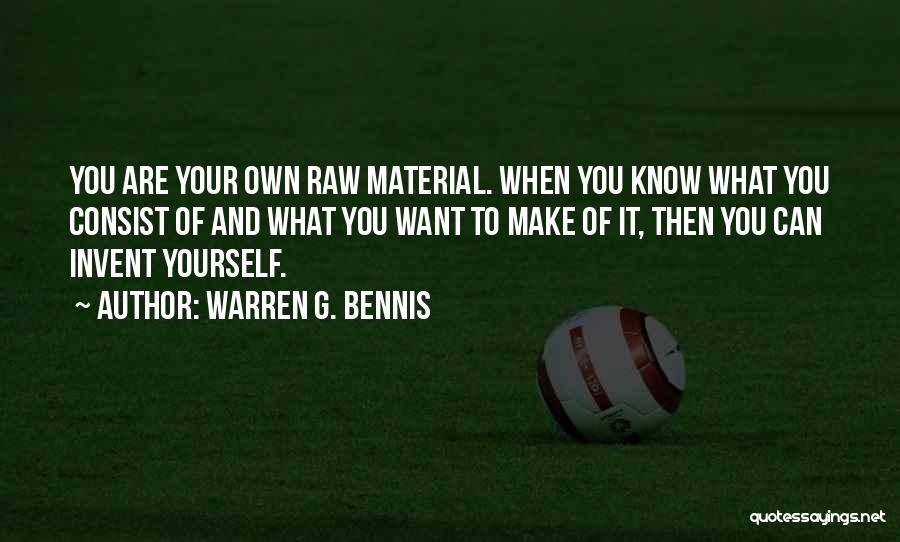 Bennis Quotes By Warren G. Bennis