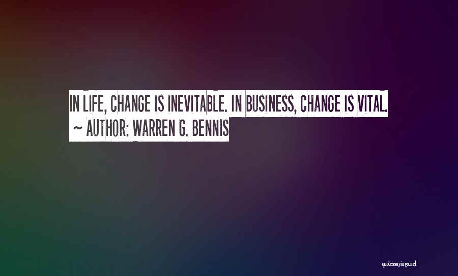 Bennis Quotes By Warren G. Bennis