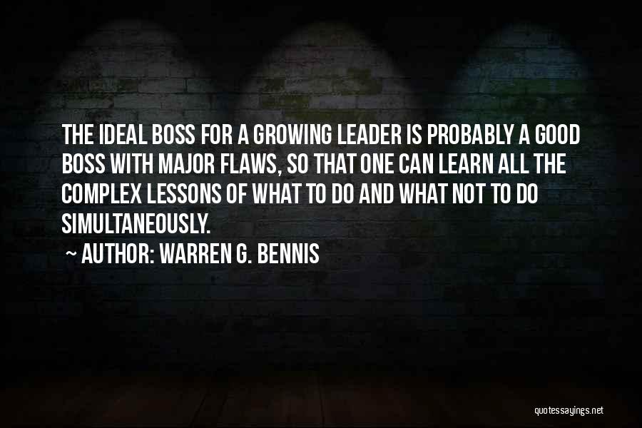 Bennis Quotes By Warren G. Bennis