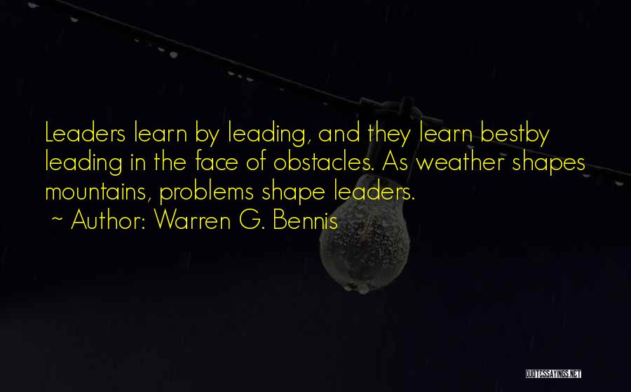 Bennis Quotes By Warren G. Bennis