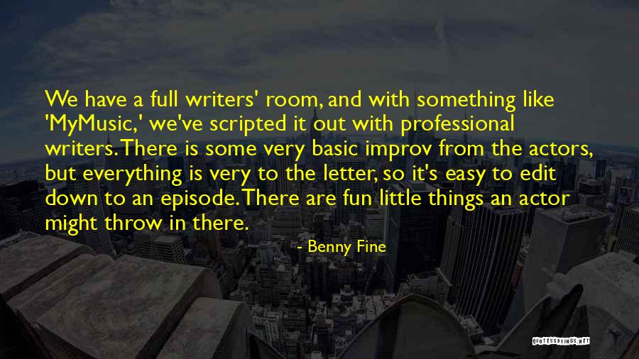 Benny Fine Quotes 2023298