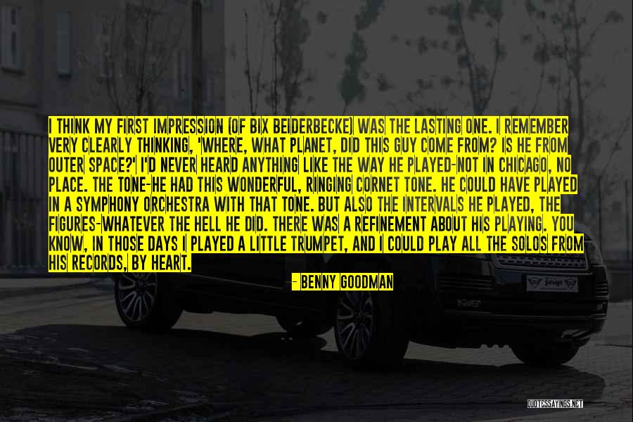 Benny Goodman Quotes 422703 Benny Goodman Quotes 422703