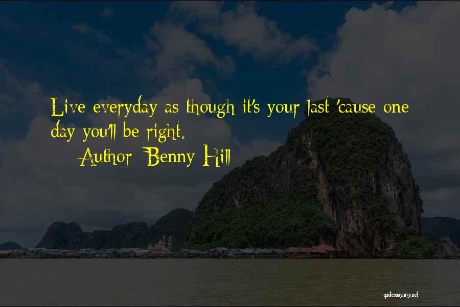 Benny Hill Quotes 1185911