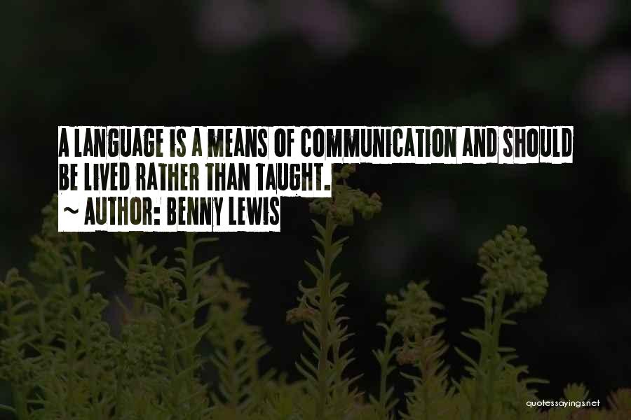 Benny Lewis Quotes 339058