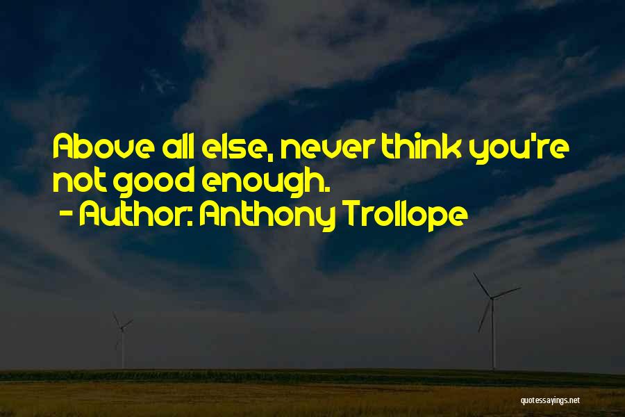 Benslimane Geevarghese Quotes By Anthony Trollope
