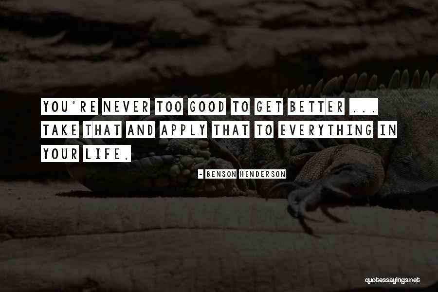 Benson Henderson Quotes 1729093 Benson Henderson Quotes 1729093