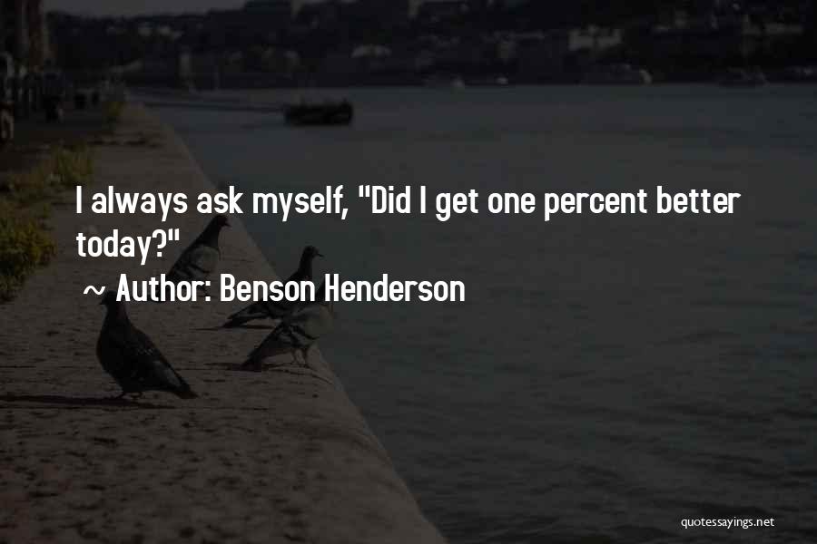 Benson Henderson Quotes 347093