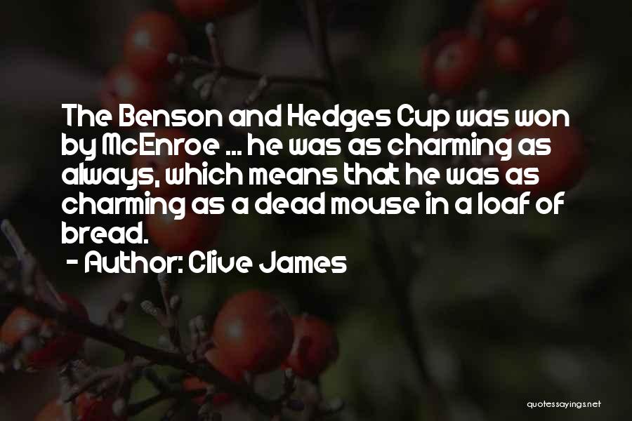 Benson Quotes By Clive James