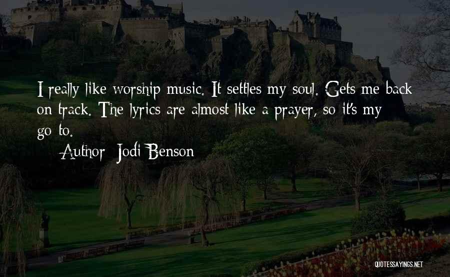 Benson Quotes By Jodi Benson