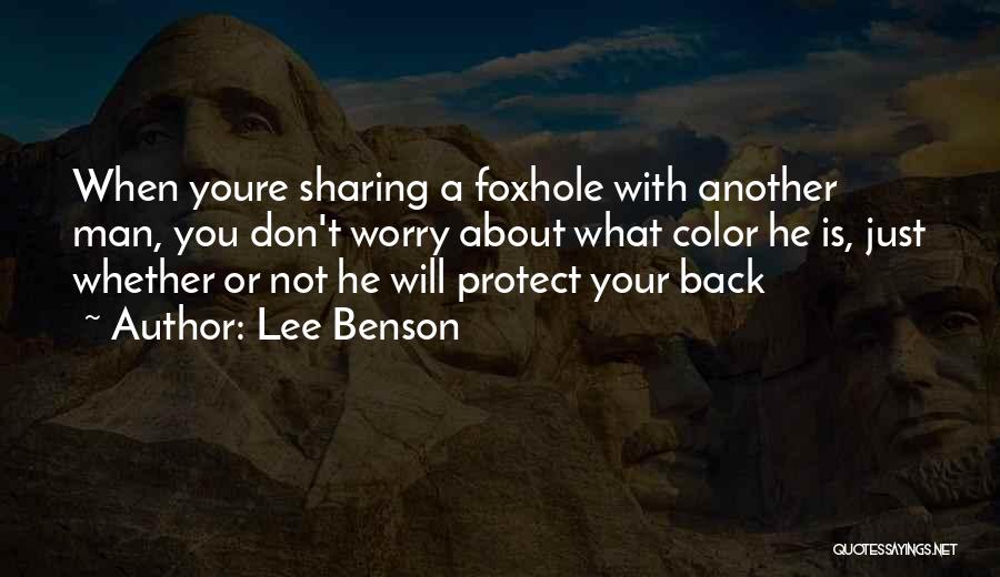 Benson Quotes By Lee Benson