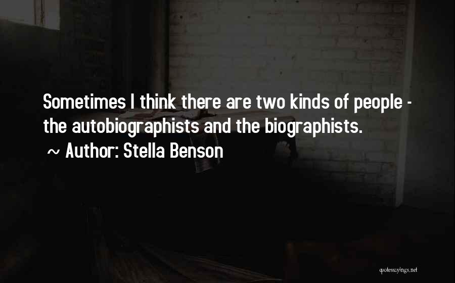Benson Quotes By Stella Benson