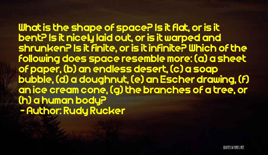 Bent Out Of Shape Quotes By Rudy Rucker