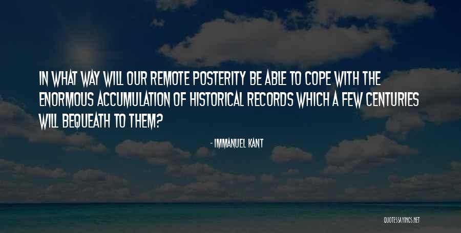 Bequeath Quotes By Immanuel Kant Bequeath Quotes By Immanuel Kant