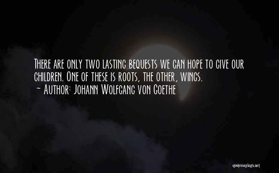 Bequests Quotes By Johann Wolfgang Von Goethe
