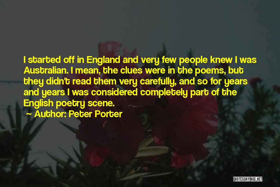 Berbahaya Merokok Quotes By Peter Porter