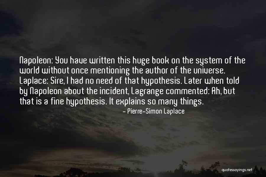Bereavement Fare Quotes By Pierre-Simon Laplace Bereavement Fare Quotes By Pierre-Simon Laplace
